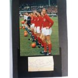 ENGLAND 1966 WORLD CUP WINNER / LEEDS UTD - JACK CHARLTON AUTOGRAPH & PHOTO