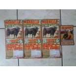 .BULLFIGHTING - POSTERS X 4