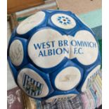 WEST BROMWICH ALBION - HAND SIGNED BALL FROM THE 80'S / 90'S