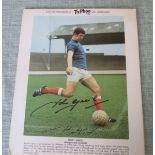 HAND SIGNED TYPHOO TEA CARD JOHN GREGG - RANGERS & SCOTLAND