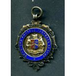 1950-51 BRADFORD AMATEUR FOOTBALL LGE HALLMARKED SILVER MEDAL