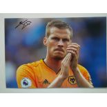 WOLVES - RYAN BENNETT SIGNED PHOTO