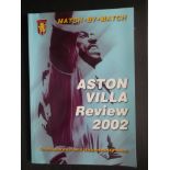 ASTON VILLA REVIEW 2001-02 SEASON