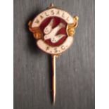 WALSALL - VINTAGE SUPPORTERS CLUB BADGE