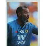 WOLVES - NUNO SIGNED PHOTO