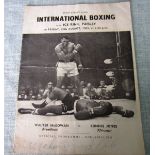 BOXING - CASSIUS CLAY PROGRAMME 1965 PAISLEY GLASGOW SIGNED MUHAMMAD ALI