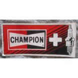 MOTORSPORT - CHAMPION SPARK PLUGS VINYL DECAL STICKER LARGE