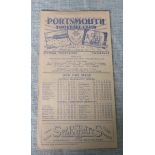 PORTSMOUTH V WOLVERHAMPTON 1946-47