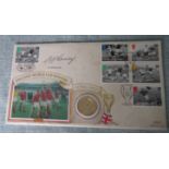 WORLD CUP FIRST DAY COVER SIGNED ALF RAMSEY