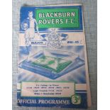 BLACKBURN ROVERS V ROCHDALE FOOTBALL LEAGUE CUP SEMI FINAL 1961-62