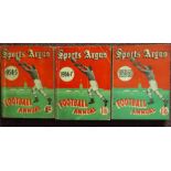SPORTS ARGUS FOOTBALL ANNUALS - WBA.WOLVES,BIRMINGHAM,VILLA,WALSALL,COVENTRY X 6
