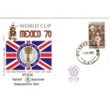 ENGLAND 1970 WORLD CUP OFFICIAL F.A. FDC