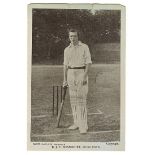 CRICKET - B.J.T. BOSANQUET MIDDLESEX VINTAGE POSTCARD