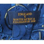 CRICKET - ENGLAND V SOUTH AFRICA 1998 TIE @ EDGBASTON WARWICKSHIRE