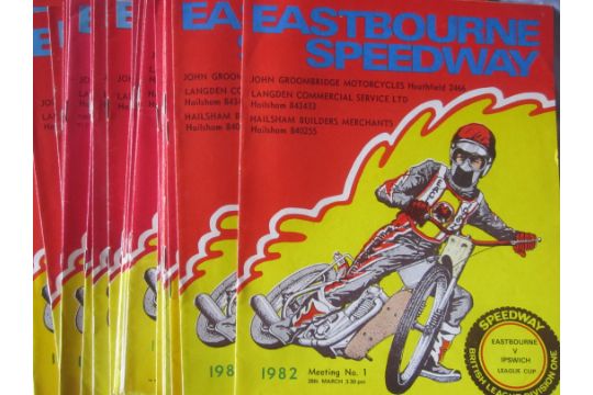 SPEEDWAY - 1982 EASTBOURNE HOMES X 29