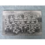 CARDIFF RUGBY HEALTH AND STRENGTH POSTCARD 1910