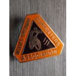 SPEEDWAY - WOLVES SUPPORTERS ASSOCIATION BADGE