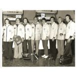 SPEEDWAY - GREAT BRITAIN TEAM GROUP ORIGINAL MIKE PATRICK LARGE PHOTOGRAPH