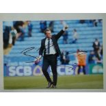 LEICESTER CITY - BRENDON RODGERS SIGNED PHOTO