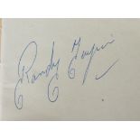 BOXING - RANDOLPH TURPIN AUTOGRAPH