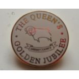 DERBY COUNTY - THE QUEENS JUBILEE 2003 BADGE