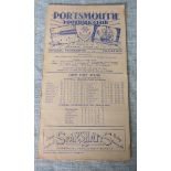 PORTSMOUTH V LIVERPOOL 1946-47