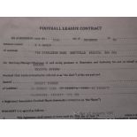 BRISTOL ROVERS - R GOULD ORIGINAL PLAYERS CONTRACT 1986