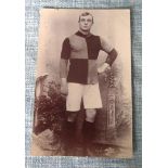 POSTCARD FRED ROUSE - CHELSEA,GRIMSBY, EVERTON, STOKE & WEST BROMWICH ALBION 1902