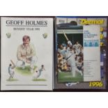 CRICKET - COLLECTION OF PLAYERS BENEFIT BROCHURES X 19