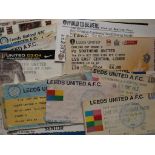 LEEDS UNITED - COLLECTION OF TICKETS, BIG MATCH INCLUDED X 44