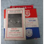 COLLECTION OF WALES V SCOTLAND PROGRAMMES + EXTRA'S