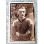 1920'S JOE MILLER MIDDLESBROUGH SIGNED POSTCARD