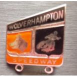 SPEEDWAY - WOLVERHAMPTON BADGE