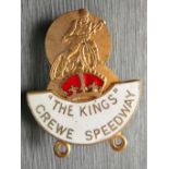 SPEEDWAY - CREWE BADGE