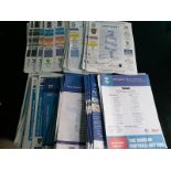 BIRMINGHAM CITY - COLLECTION OF OFFICIAL TEAMSHEETS X 65