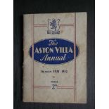 ASTON VILLA - 1931-32 HANDBOOK