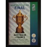 RUGBY UNION - 1999 WORLD CUP FINAL AUSTRALIA V FRANCE