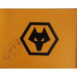 WOLVES - LARGE POSTER AUTOGRAPHED BY CONOR COADY