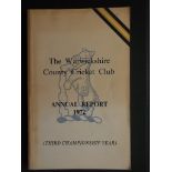 CRICKET - WARWICKSHIRE 1972 ANNUAL REPORT