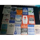SMALL COLLECTION OF 1950'S FOOTBALL PROGRAMMES