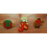 SWINDON TOWN - COLLECTION OF 3 JUNIOR ROBINS BADGES