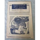 MANCHESTER CITY V BRADFORD P A 1946-47