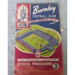 BURNLEY V TOTTENHAM 1960-61