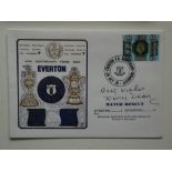 EVERTON 1978 CENTENARY LIMITED EDITION POSTAL COVER SIGNED BY DIXIE DEAN