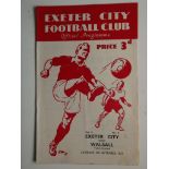 1951-52 EXETER V WALSALL