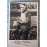 SPEEDWAY PERRY BARR ( BIRMINGHAM ) 1929-30 POSTCARD GORDON BAXTER