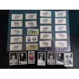 HORSE RACING - COLLECTION OF CIGARETTE CARDS & TRANSFERS ETC X 27