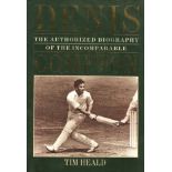 CRICKET - DENIS COMPTON BIOGRAPHY BY TIM HEALD