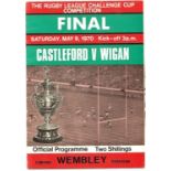 RUGBY LEAGUE - CHALLENGE CUP FINAL 1970 CASTLEFORD V WIGAN