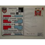 1987 SUNDERLAND V BRISTOL ROVERS LIMITED EDITION POSTAL COVER